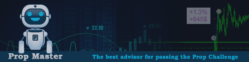 Example of trades made by the Prop Master Expert Advisor