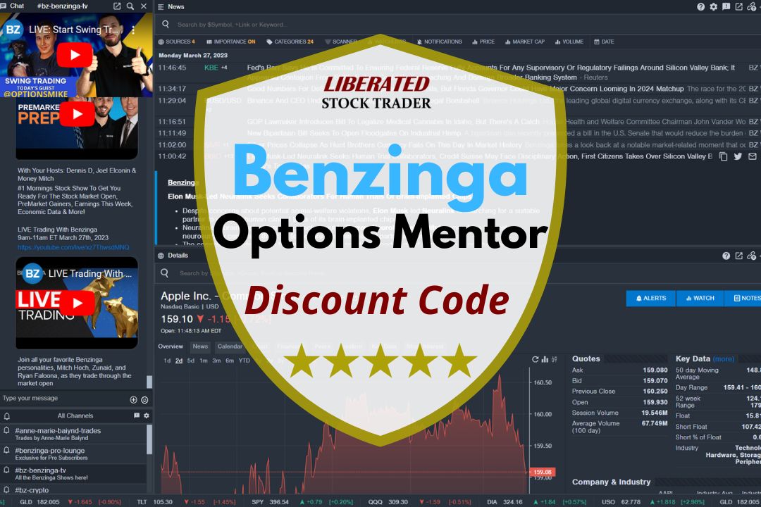 37% Benzinga Options Mentor Discount Code Verified 2024