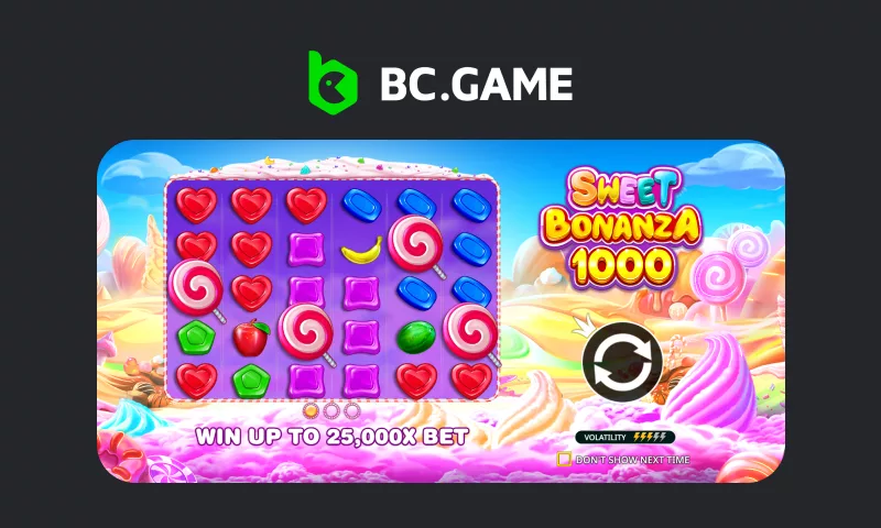BC.Game’s ‘Sweet Bonanza 1000’ Promotion – 1000 Free Spins Up for Grabs!