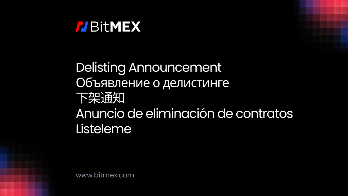 Delisting of Illiquid Contracts | BitMEX Blog