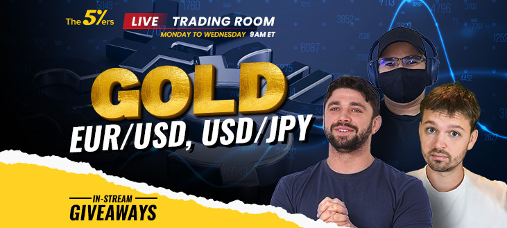 Live Forex Day Trading (GOLD, EURUSD, USDJPY) – The5ers Live Trading Room
