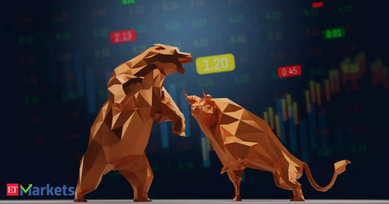 Sensex drops 200 points on US Fed's hawkish comments, FII selling; Nifty below 22,500