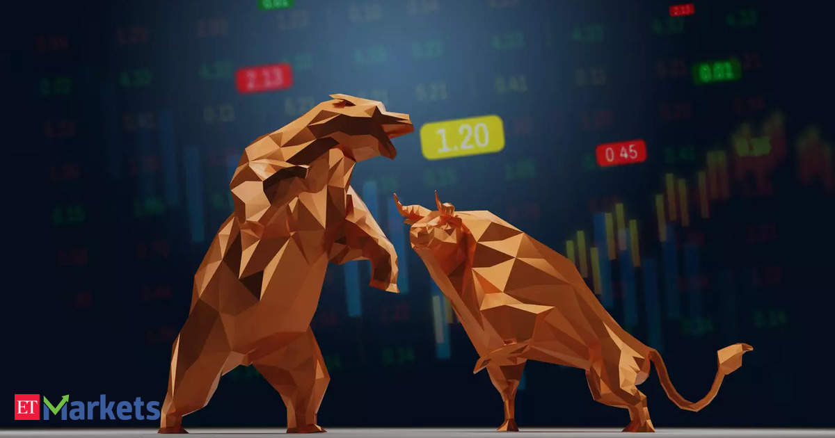 Sensex drops 200 points on US Fed's hawkish comments, FII selling; Nifty below 22,500