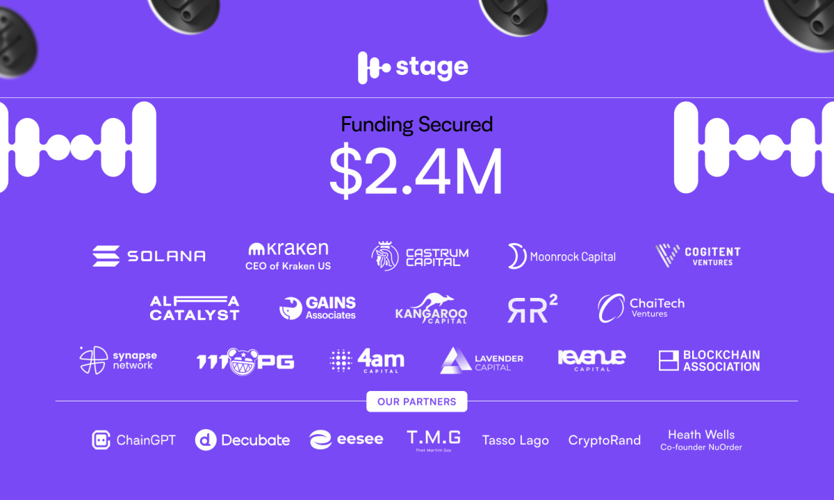 Stage Raises $2.4M to Revolutionize the Future of Music - Crypto-News.net