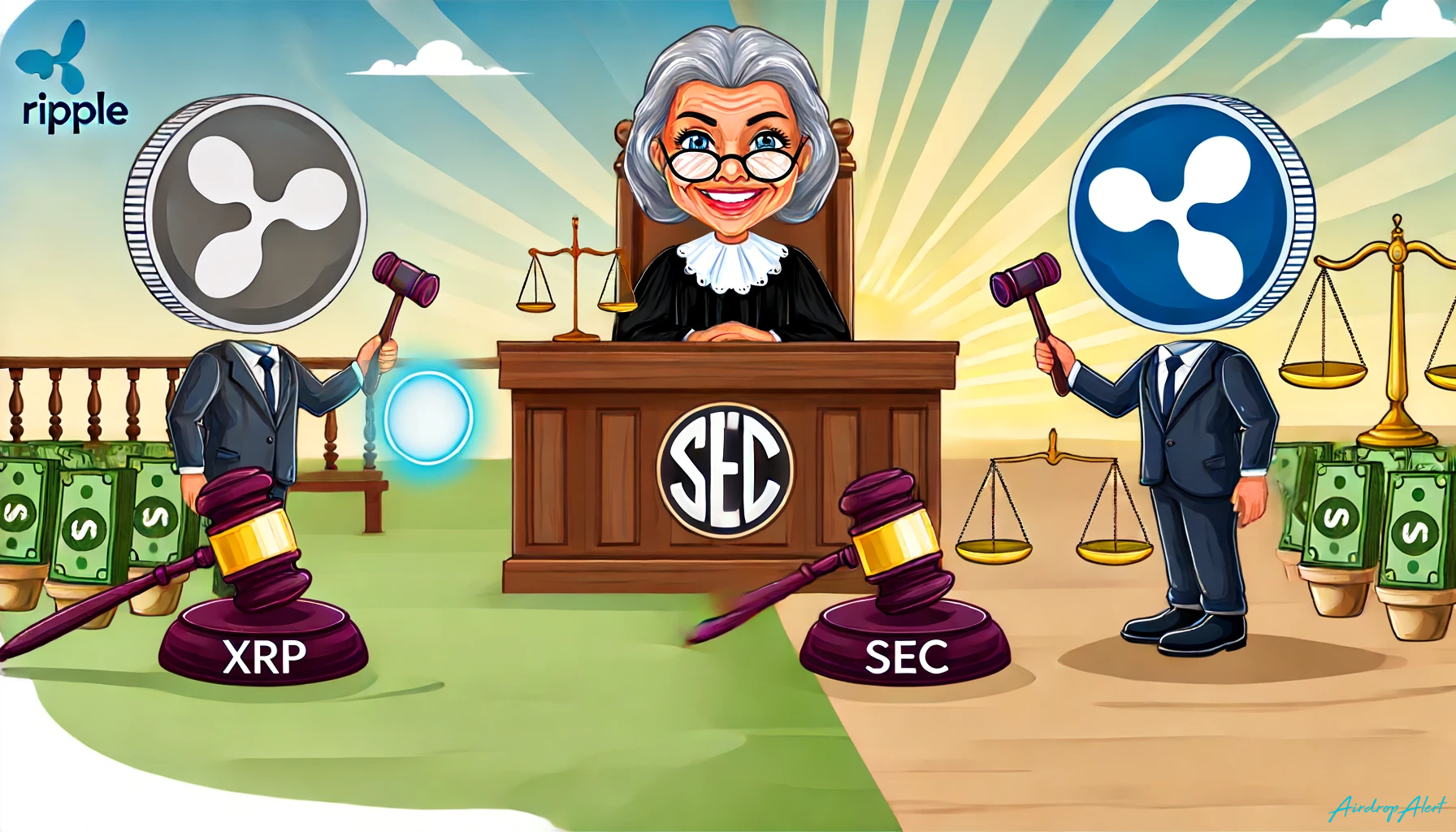 Ripple vs SEC: The Legal Battle that Shook the Crypto World - AirdropAlert