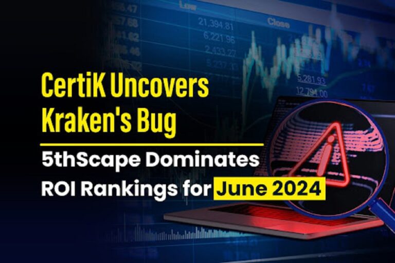 CertiK Uncovers Kraken's Bug: 5thScape Dominates ROI Rankings For June 2024 - shareandstocks.com