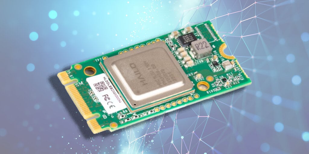 Raspberry Pi 5 wearing the Raspberry Pi AI Kit