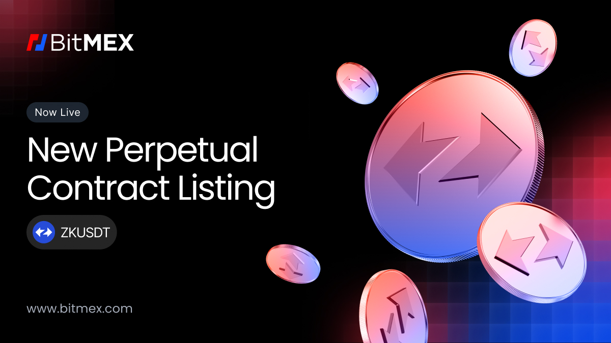 Now Live: ZKUSDT Perpetual Swap Listing with Up to 10x Leverage | BitMEX Blog