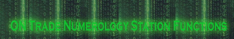 ON Trade Numerology Station