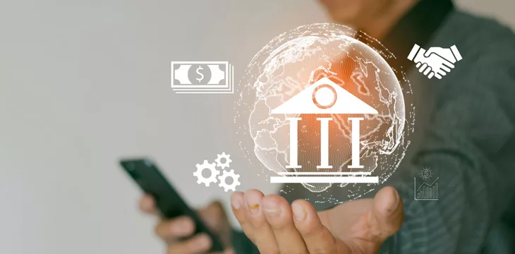 CBDC bank digital asset future concept