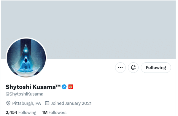 Shytoshi Kusam X Profile