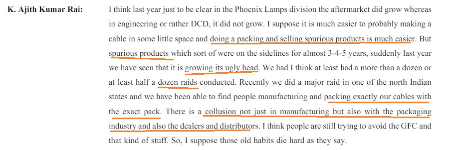 Suprajit: Fake in India