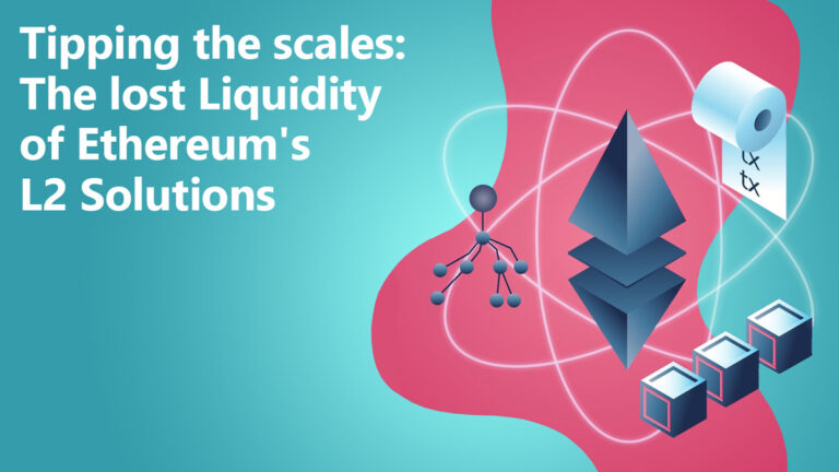 a blue and pink background with text