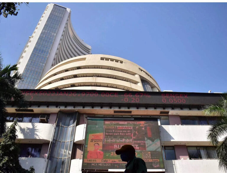 sensex rise today: ET Markets Watch: Nifty tops 23,560, Sensex up 141 pts; Rupee closes at record low | The Economic Times Podcast