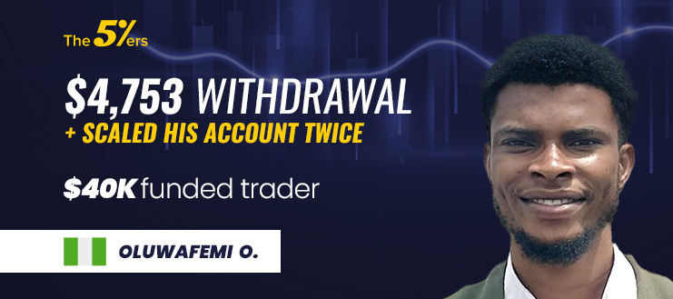 $40K Funded Trader, Scaled His Account Twice And Withdrew $4,753