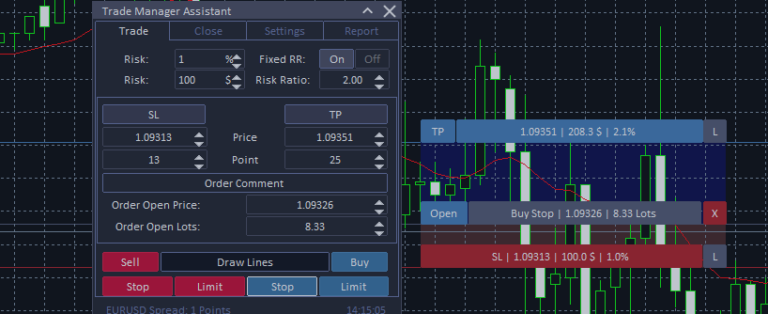 Trade Manager Assistant instructions