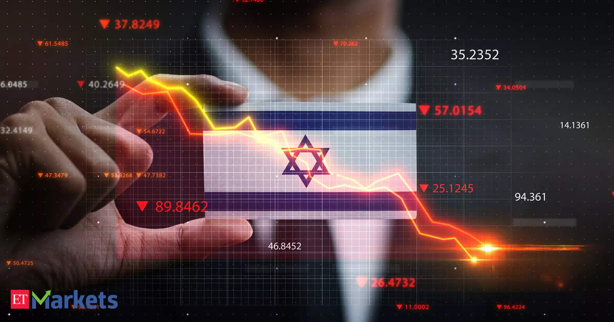 Israel stocks plunge on global market selloff and Iran threat
