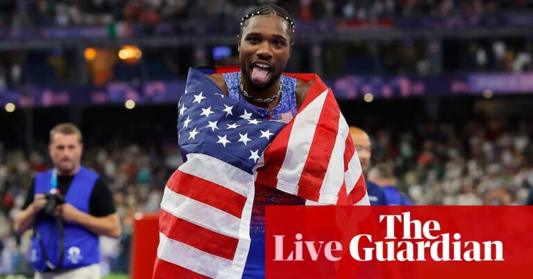 Paris 2024 Olympics day nine: Noah Lyles dips to men’s 100m gold for USA – as it happened