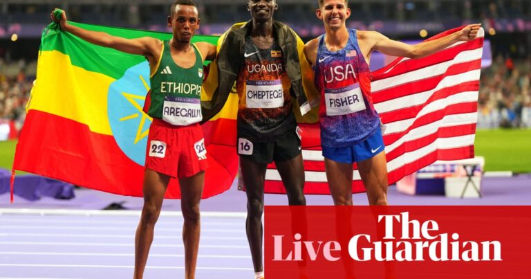 Paris 2024 Olympics day seven: Cheptegui wins 10,000m, BMX 1-2-3 for France – as it happened