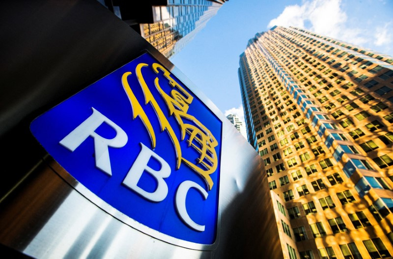 © Reuters. FILE PHOTO: A Royal Bank of Canada (RBC) logo is seen on Bay Street in the heart of the financial district in Toronto, January 22, 2015. REUTERS/Mark Blinch/File Photo © Reuters. FILE PHOTO: A Royal Bank of Canada (RBC) logo is seen on Bay Street in the heart of the financial district in Toronto, January 22, 2015. REUTERS/Mark Blinch/File Photo
