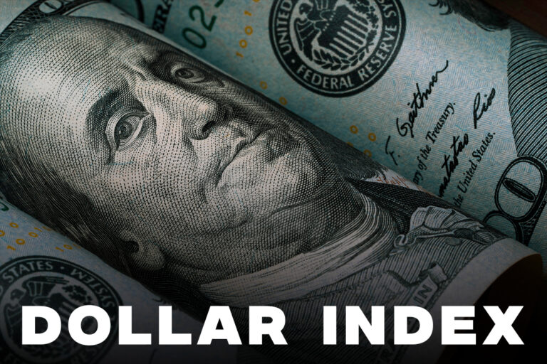 The dollar index in a strong bearish trend for a long time