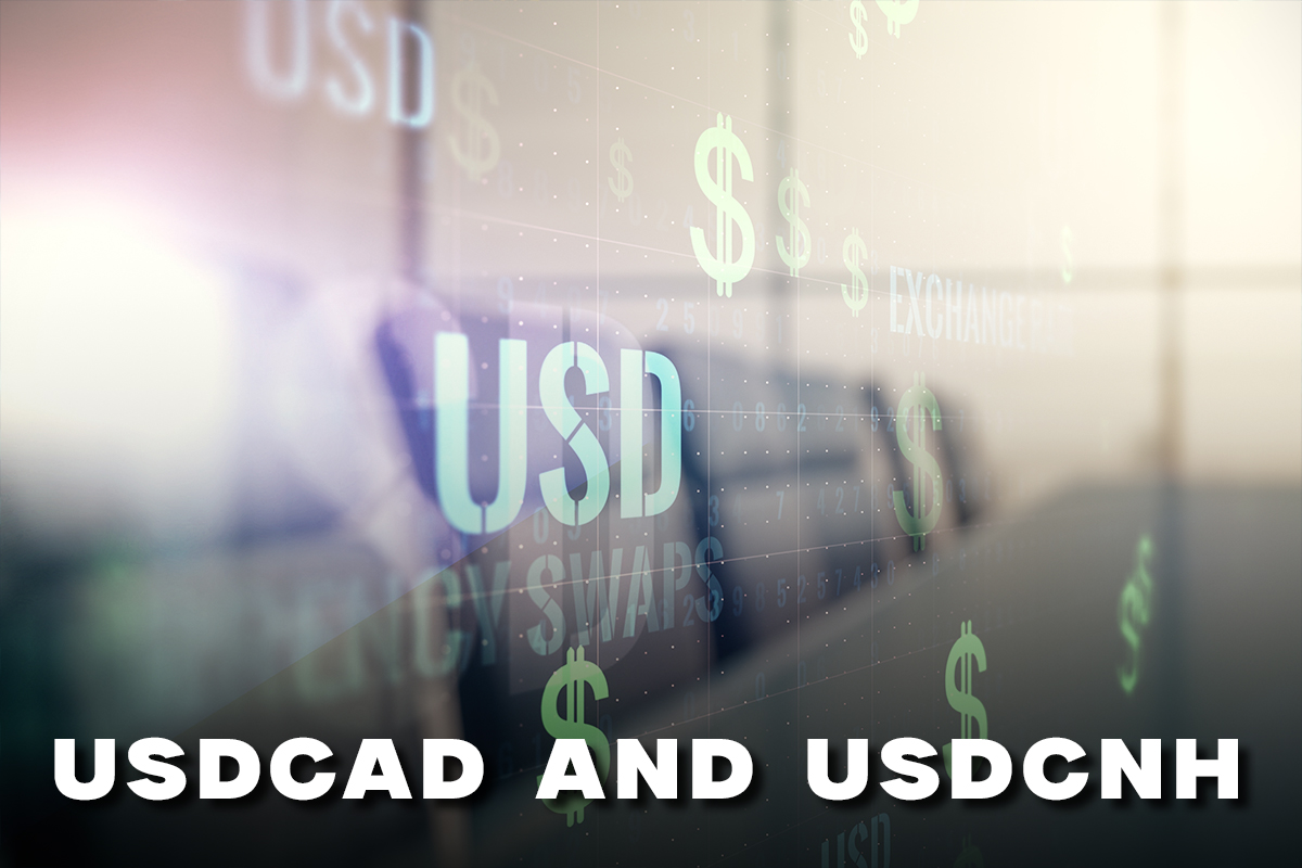 USDCAD and USDCNH: USDCAD is turning to the bearish side