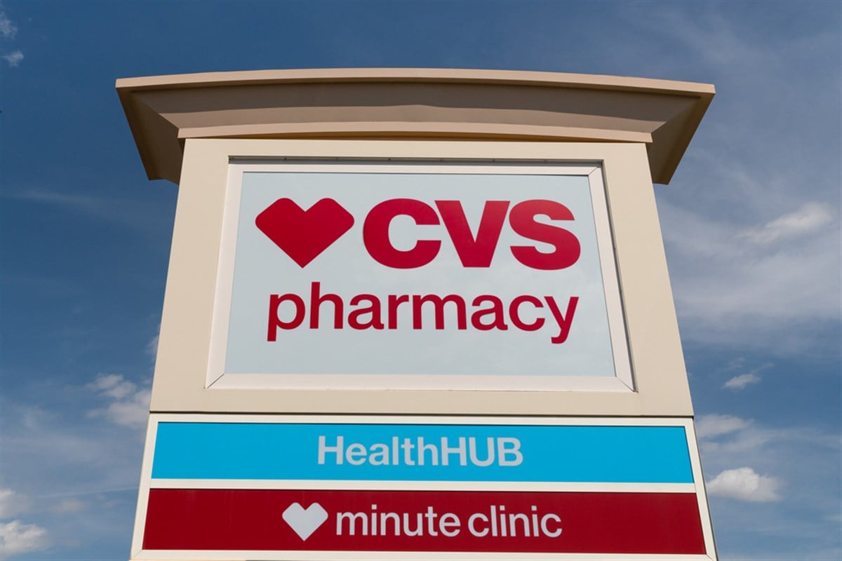 BLOOMINGTON, MN, USA - JUNE 13, 2022:CVS Pharmacy, HealthHUB and Minute Clinic sign and trademark logo.