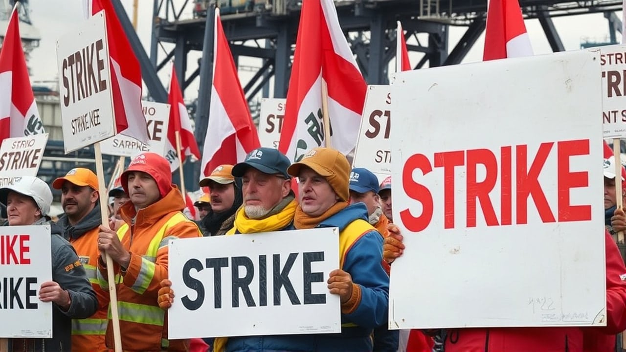 A $5B a day disaster?! 😱 US retailers are scrambling to avoid chaos as port strikes loom