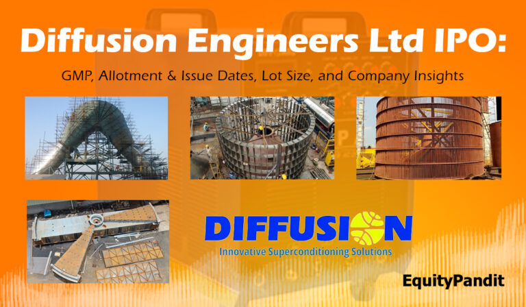 Diffusion Engineers Ltd IPO GMP, Allotment & Issue Dates, Lot Size, and Company Insights - Equitypandit