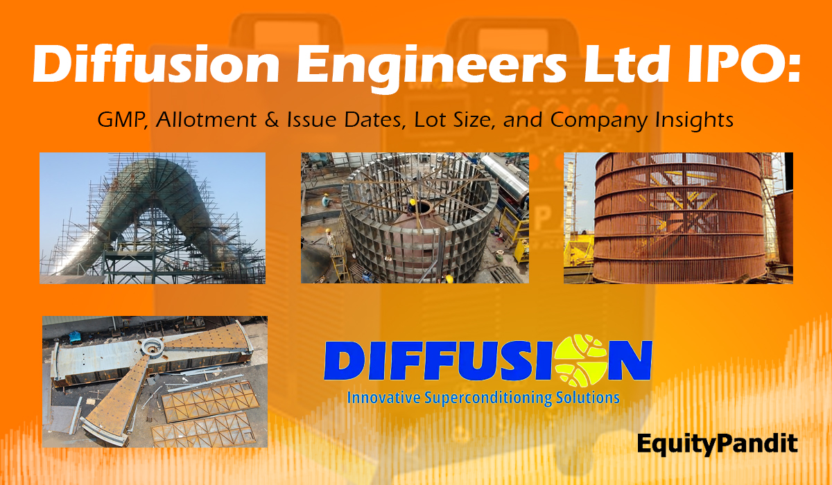 Diffusion Engineers Ltd IPO GMP, Allotment & Issue Dates, Lot Size, and Company Insights - Equitypandit