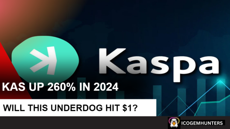 Kaspa Up 260% in 2024 — Will This Underdog Cryptocurrency Hit $1?