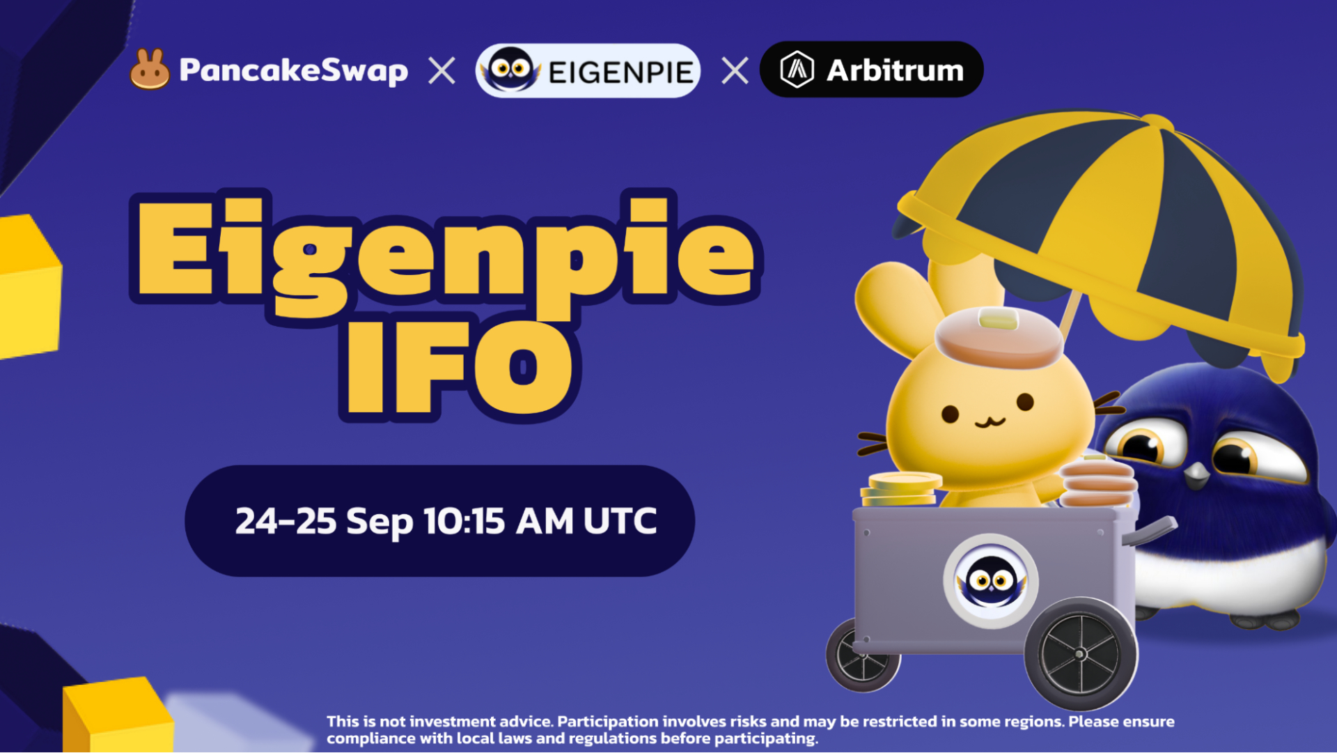 PancakeSwap Launches First IFO on Arbitrum Featuring Eigenpie – CoinJournal
