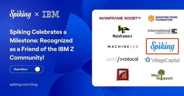 Spiking Celebrates a Milestone: Recognized as a Friend of the IBM Z Community!