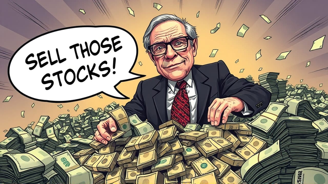 Warren Buffett selling stocks