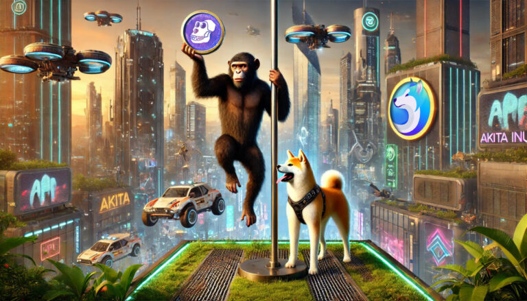 ApeCoin and Akita Inu: Fall to New Lows and Targets