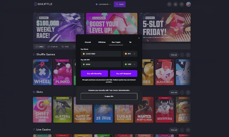 shufflecom-wallet-buy-crypto-feature