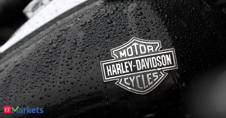 Harley-Davidson lowers full-year revenue forecast on weak demand, shares down 3%