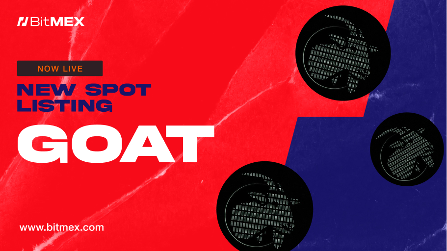 Now Live: Deposit, Buy, and Trade GOAT on BitMEX Spot | BitMEX Blog