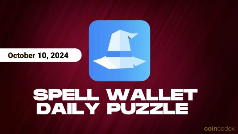 Spell Wallet Daily Puzzle – October 10, 2024