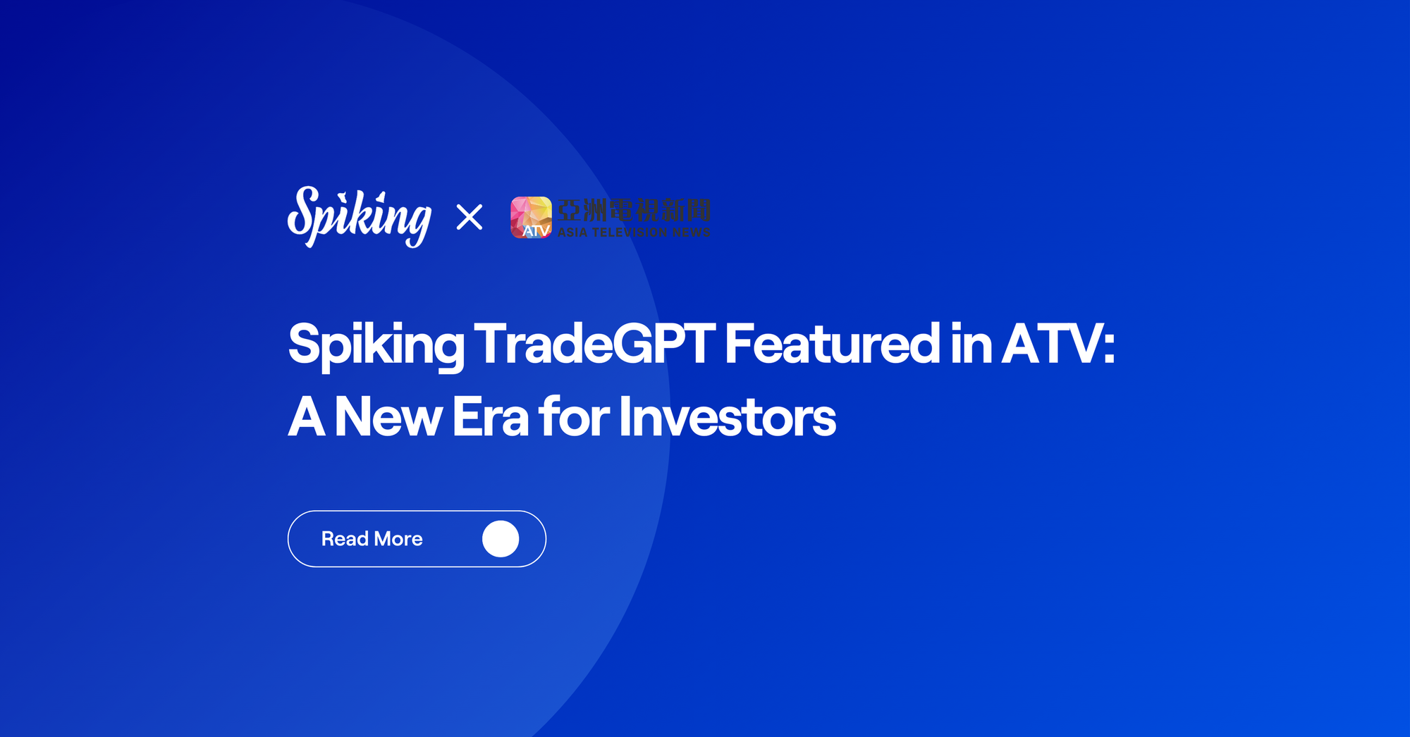 Spiking TradeGPT Featured on ATV: AI for Investors