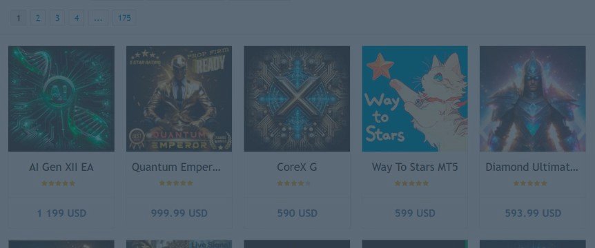 Top 10 Expert Advisors in the market - it's about Gold that cannot fail. Or can it?