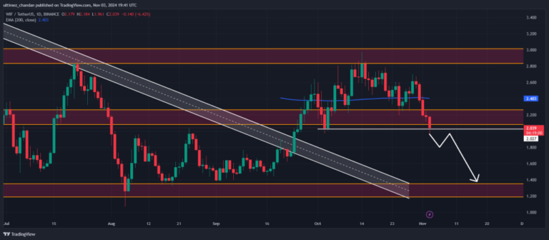 WIF at Risk of Crash? Dogwifhat Support Collapse - AabeyLLC Crypto
