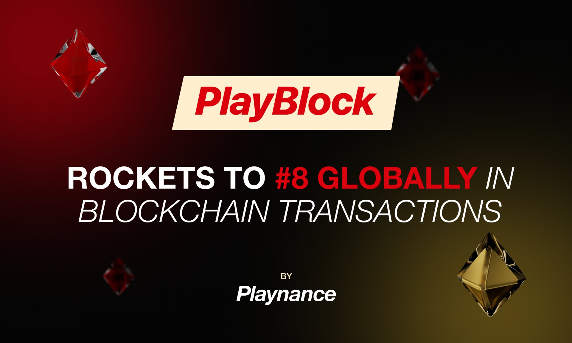 PlayBlock Rockets to #8 Globally in Blockchain Transactions and Turnover Following DappRadar Listing - Blockonomi