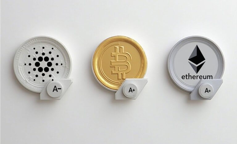 Cardano Earns “A-” Rating, Joins Elite BTC and ETH Tier