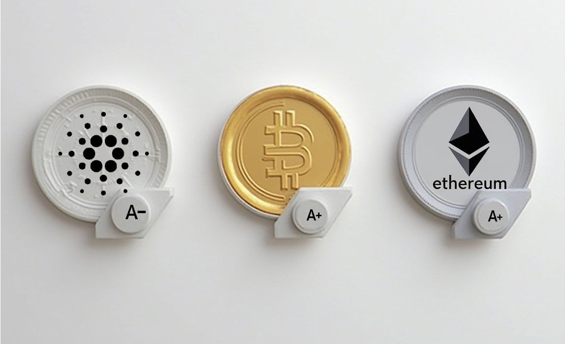 Cardano Earns “A-” Rating, Joins Elite BTC and ETH Tier