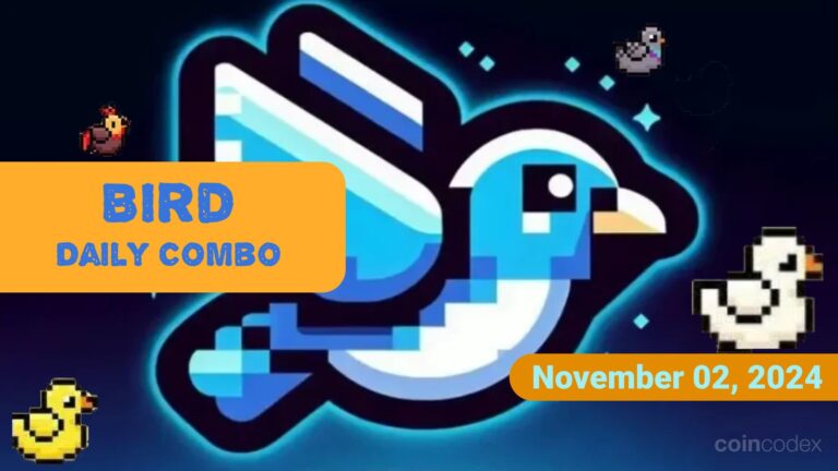 Bird Daily Combo for November 02, 2024 – Maximize Your Bird TON Rewards