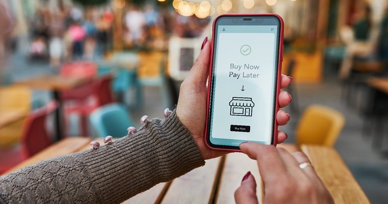 buy now, pay later on mobile phone