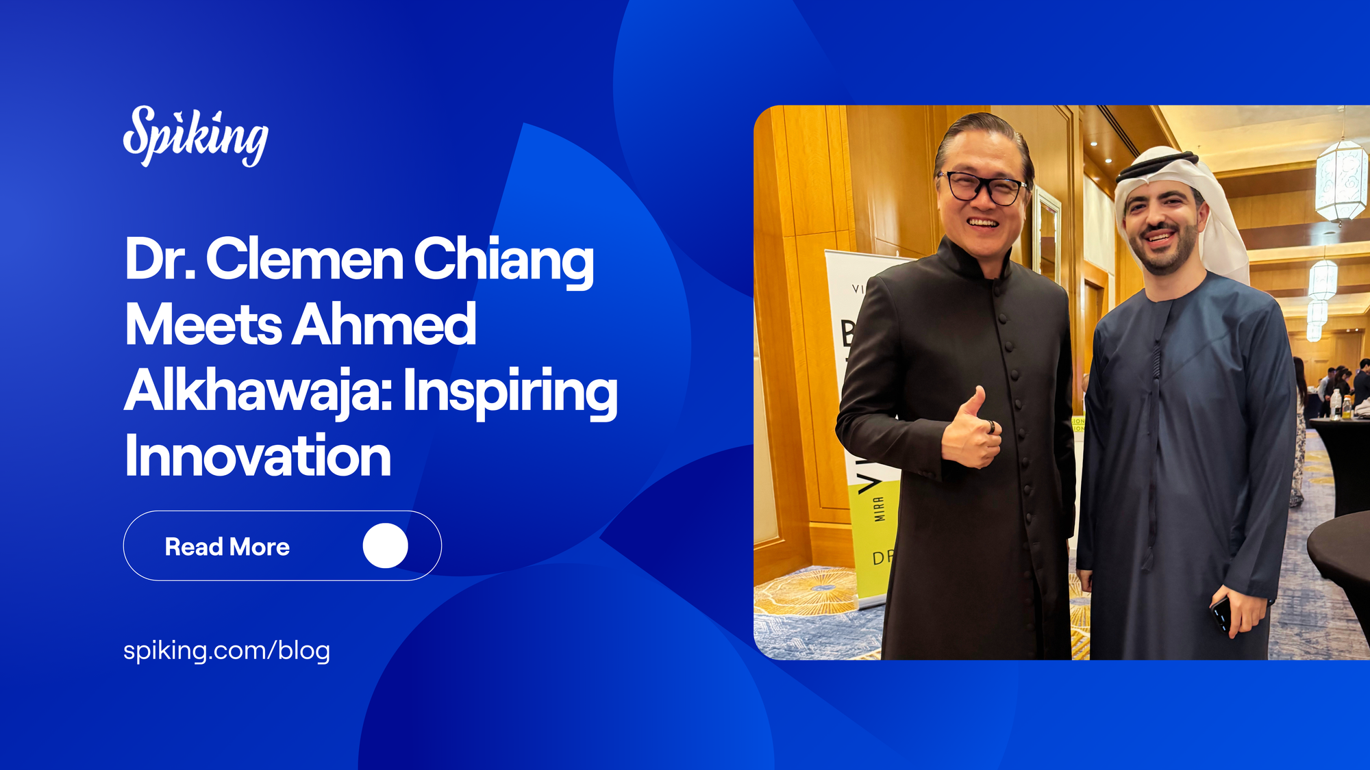 Dr. Clemen Chiang Meets Ahmed Alkhawaja: Inspiring Innovation