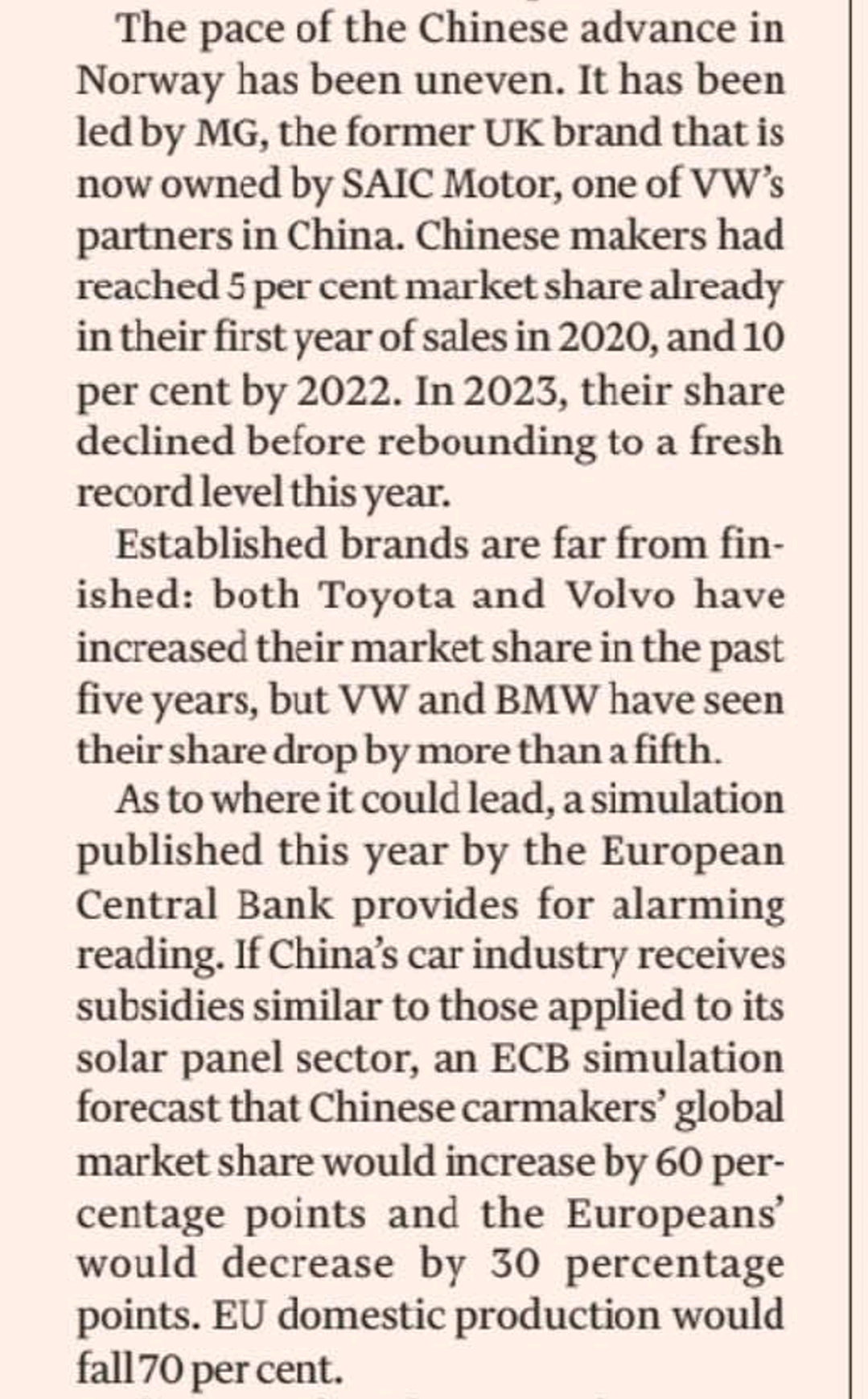 Driving out Europeans in Europe