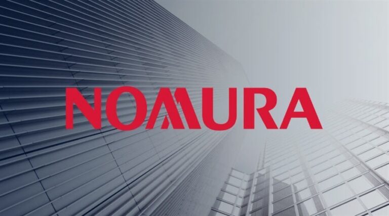 nomura logo on top of headquarters